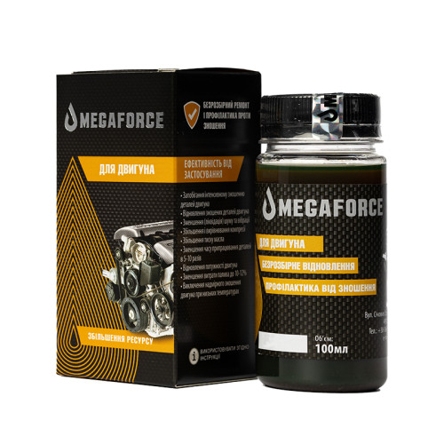 Присадка в масло для восстановления двигателя MEGAFORCE Engine Restore, 100 мл