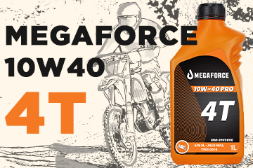 MEGAFORCE 10W40 PRO 4Т для мототехники