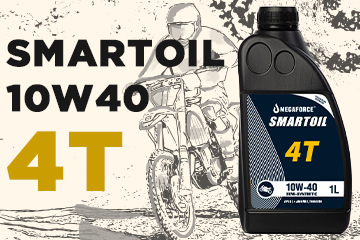SMARTOIL 10W40 4Т для мототехники:  Двойная защита для вашего мотора!